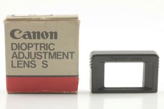 【near Mint】in Box Vintage Canon Dioptric Adjustment Lens S,  0.  5 Japan21