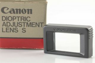 【Near MINT】In Box Vintage Canon Dioptric Adjustment Lens S,  0.  5 JAPAN21 2