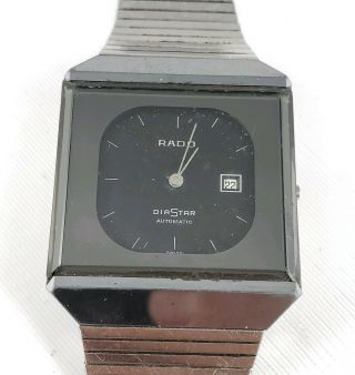 Vintage Mens Stainless Rado Diastar Automatic Wrist Watch 565.  0067.  3 - Repair