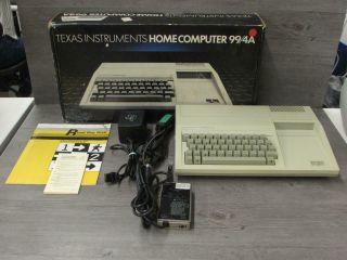 Vintage Texas Instruments Home Computer Ti - 99/4a Phc004a