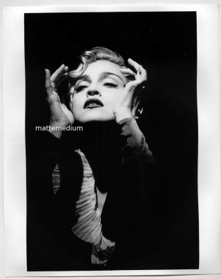 M5a Madonna Vogue Video - Vintage 1990s Black White 8x10 Photo =ritts Fincher=