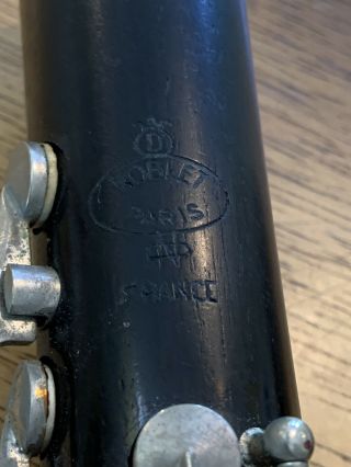 Vintage Paris France LeBlanc Clarinet D Woodwind Instrument 7
