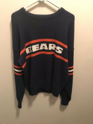 Vintage Mike Ditka,  Chicago Bears Sweater,  Size Xl,  Nfl Ltd. ,  Wool Blend