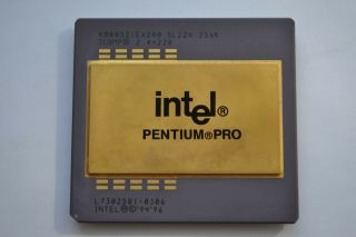 Intel Pentium Pro 200 Mhz 256k Sl22v Kb80521ex200 Socket 8 Cpu