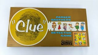 Vintage Clue 1963 Detective Board Game Parker Bros