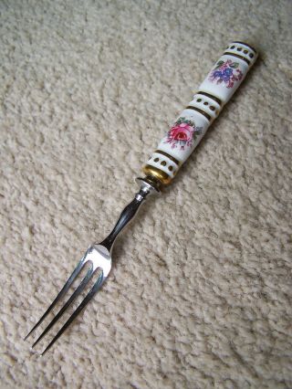 Vintage Royal Crown Derby Knife & Fork Set in Presentation Case.  England. 6