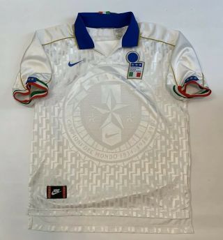 Federazione Italiana Giuoco Calcio Vtg Nike Dri Fit Italy Soccer Premier Jersey