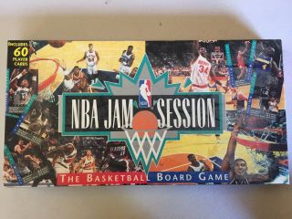 Nba Jam Session The Basketball Board Game Vintage 1994 Retro Complete