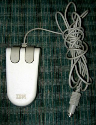 Vintage Ibm Ps/2 Two Button Mouse