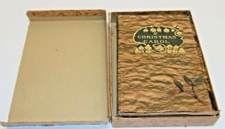 Vintage 1901 A Christmas Carol Charles Dickens Box