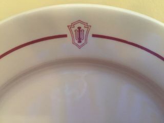 Vintage Indiana University Plates By Homer Laughlin And Shenango