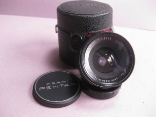 Vintage Asahi Pentax Takumar 35mm F/3.  5 Lens M42 Mount With Case