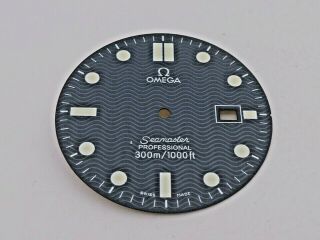 Vintage Omega Repainted Dial Black Dial Date Wrist Watch Dial Conditi