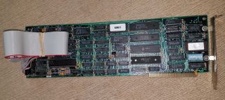 Dtk 5150bx 1 Mfm Hard Drive Controller Card Isa W/cables (kl)
