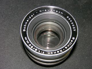 Schneider Kreuznach Retina Xenon 50mm F1.  9 Lens Clear Optics