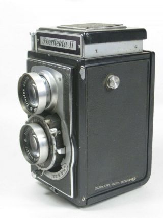 Vintage Peerflekta 2 Twin Lens Camera - Made in Germany USSR Occupied 3