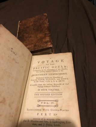 Captain James Cook / Voyage to the Pacific Ocean 1787 2nd Ed.  Vo2&4 3