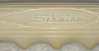 Vintage Schwinn Approved White Teardrop Handle Grips