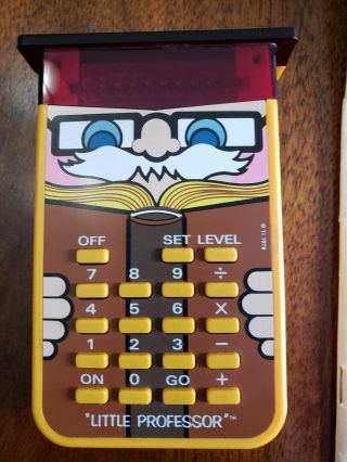 Vintage 1978 Texas Instrument Little Professor Calculator