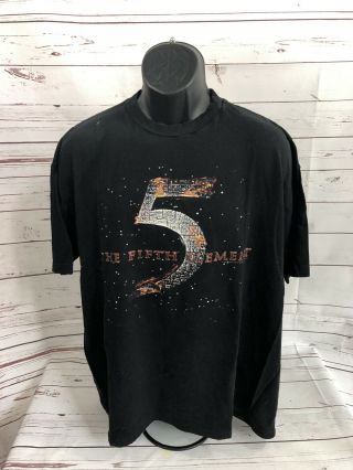 Vintage 1997 The Fifth Element Promo Movie Shirt Size Xl