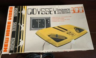 Vtg 1976 Magnavox Odyssey 300 Home Video Gaming Console w/ Box 5