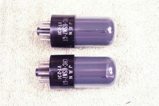 Two,  Rca,  Vt - 231,  6sn7gt,  Wartime,  Smoked Glass,  Matching Date Pair 3,  6sn7gt