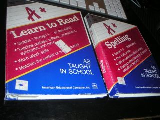 A,  Reading And Spelling Disk Software For Atari Computers (400/800/xl/xe) 1984