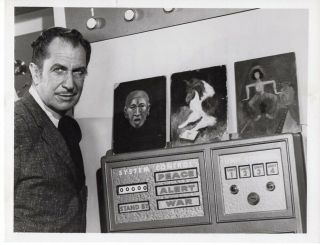Vincent Price Vintage Photo Voyage To The Bottom Of The Sea