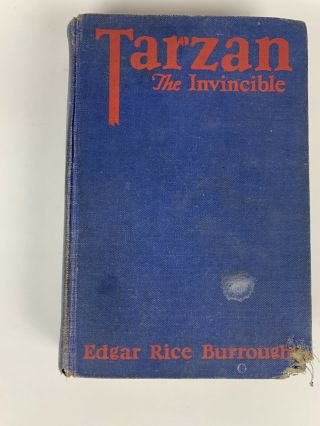 1931 Tarzan The Invincible By Edgar Rice Burroughs