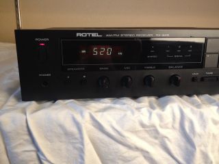 ROTEL RX - 845 Stereo Receiver Amplifier 5