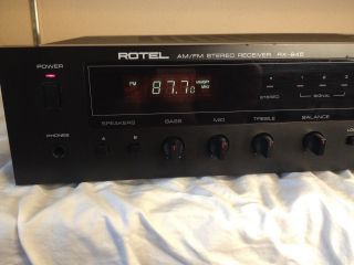 ROTEL RX - 845 Stereo Receiver Amplifier 8