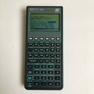 HP 48GX Graphing Calculator 128K Ram 1993 Battery Tray 2