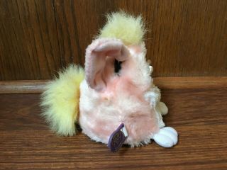 Pink & White w/ Yellow Hair Vintage Furby Babies Baby 1999 Tiger 2