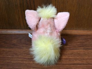 Pink & White w/ Yellow Hair Vintage Furby Babies Baby 1999 Tiger 3