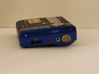 Sony Walkman MiniDisc Player Recorder MZ - N707 Type R Blue Vintage with 5 disks 2
