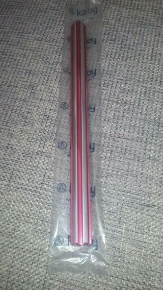 NOS Vintage 80 ' s Fluted BMX Seat Post Red/Silver 3