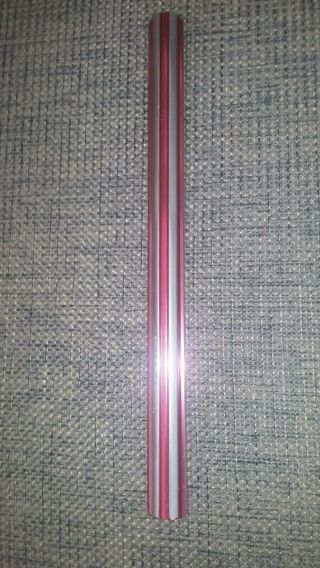 NOS Vintage 80 ' s Fluted BMX Seat Post Red/Silver 4