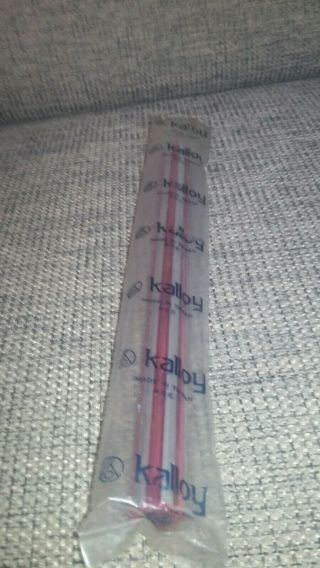 NOS Vintage 80 ' s Fluted BMX Seat Post Red/Silver 7