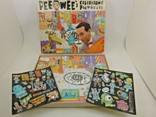 Vintage 1987 Colorforms Pee - Wee 