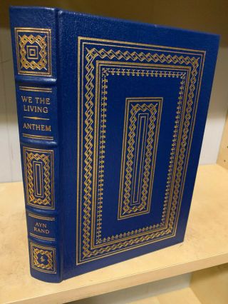 Easton Press We The Living And Anthem By Ayn Rand