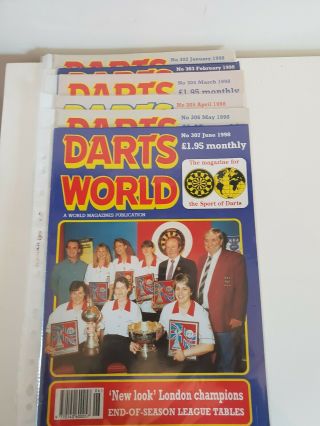 Darts World magazines - All 12 issues 1998 vintage 2