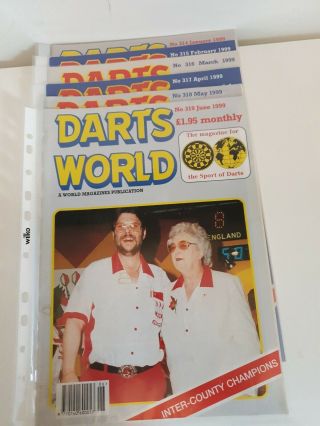 Darts World magazines - All 12 issues 1999 vintage 2