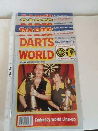 Darts World magazines - All 12 issues 1999 vintage 3