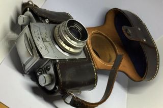Vintage Exa Ihagee Dresden Camera with Lens and Case Germany 2