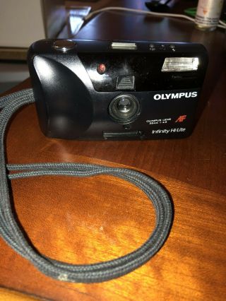 Olympus Infinity Hi - Lite 35mm Film Camera Point And Shoot