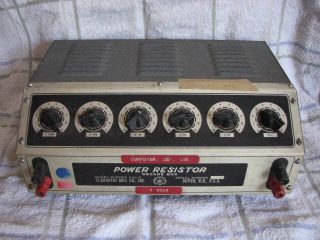 Clarostat 240c Power Resistor Decade Box (for Repair,  Parts Or)