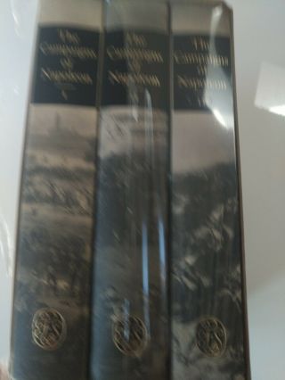 Folio Society: The Campaigns Of Napoleon By David G.  Chandler.  3 Vols In Slipcas