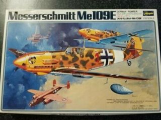 1/32 Hazegawa Me109e German Fighter (vintage Kit)