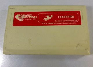 Commodore Vic - 20: Choplifter Cartridge - - By Creative Software