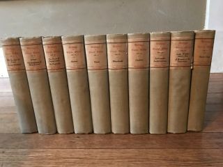 Complete Writings Of Oscar Wilde 10 Volume Set Limited Edition De Luxe 1907